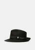 Filù Hats Medium Brim Hat - Black - Thumbnail 4