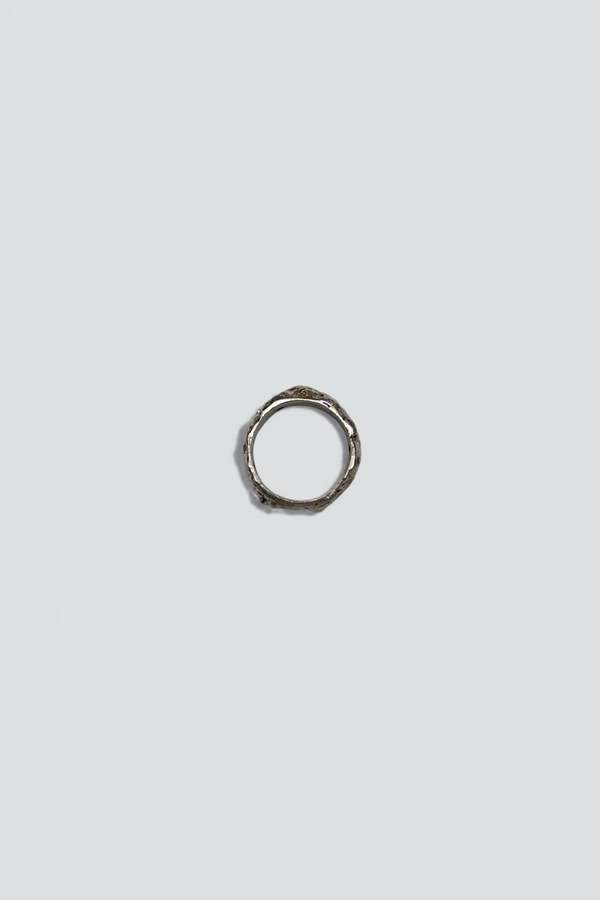 Brut Texture Ring - Sterling Silver