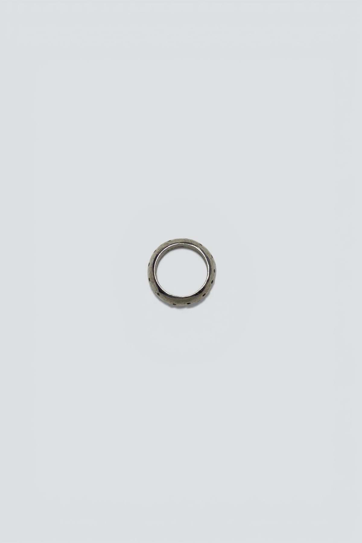 Vintage Dotted Band Ring - Sterling Silver - Image 3 of 3