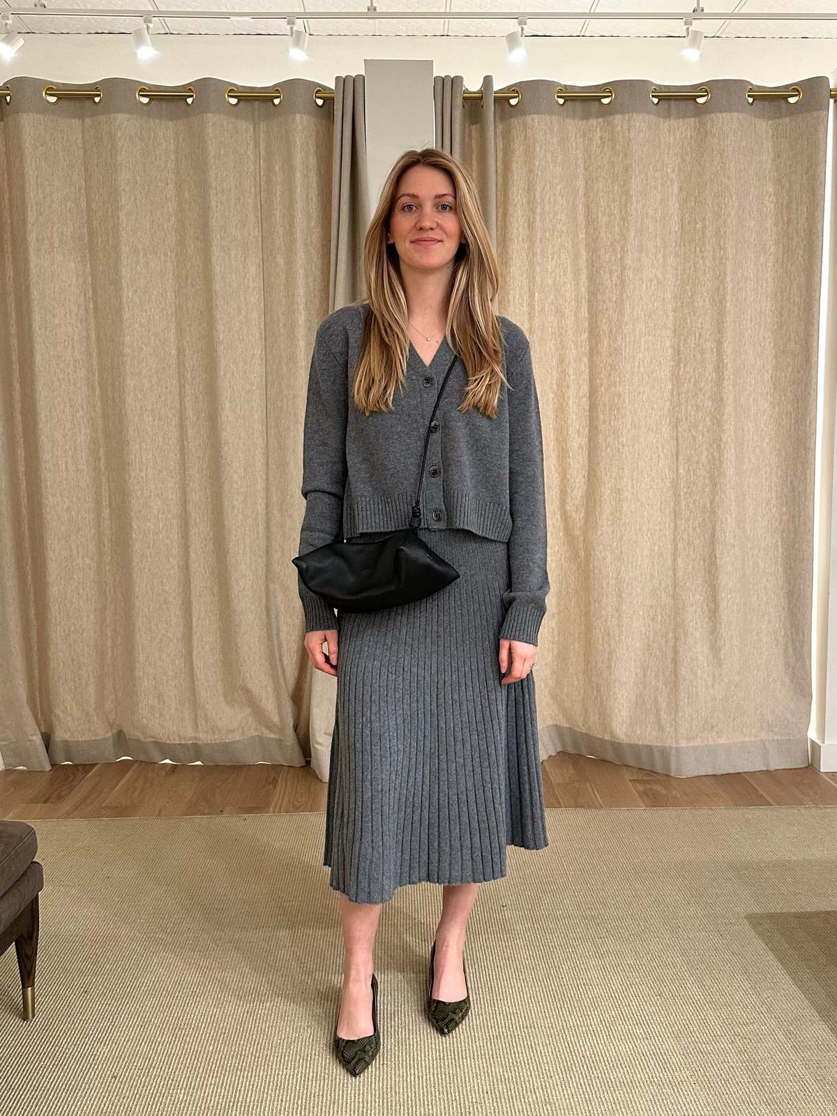 Lisa Yang Marion Cardigan - Moonstone - Image 2 of 5