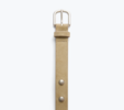Freda Salvador Rebecca Oval Studded Suede Belt - Stucco - Thumbnail 2