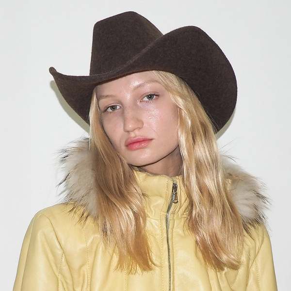 Clyde Cowboy Hat - Brown Melange