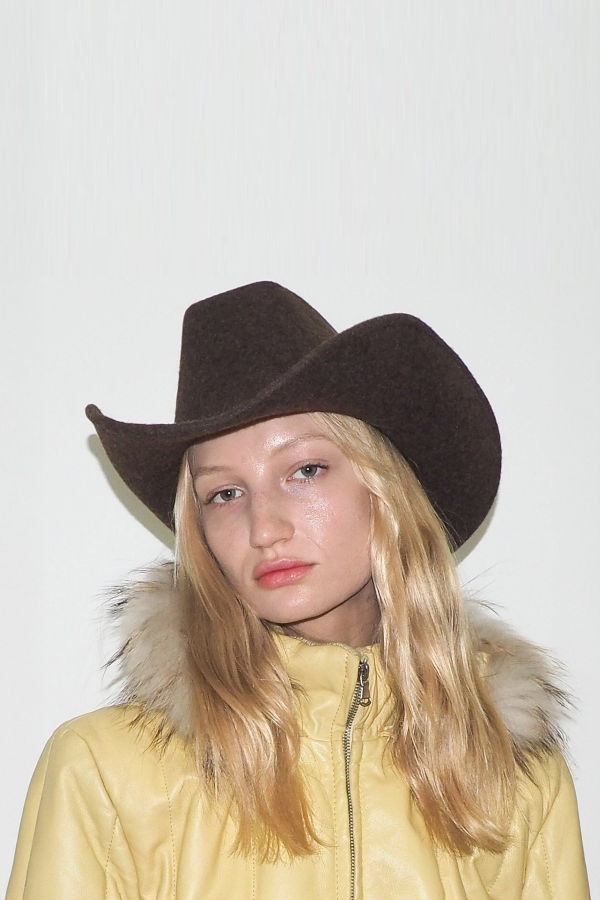 Clyde Cowboy Hat - Brown Melange