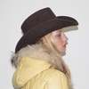 Clyde Cowboy Hat - Brown Melange - Thumbnail 4