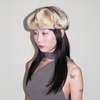 Clyde Faux Fur Beret - Cream Chinchilla - Thumbnail 2