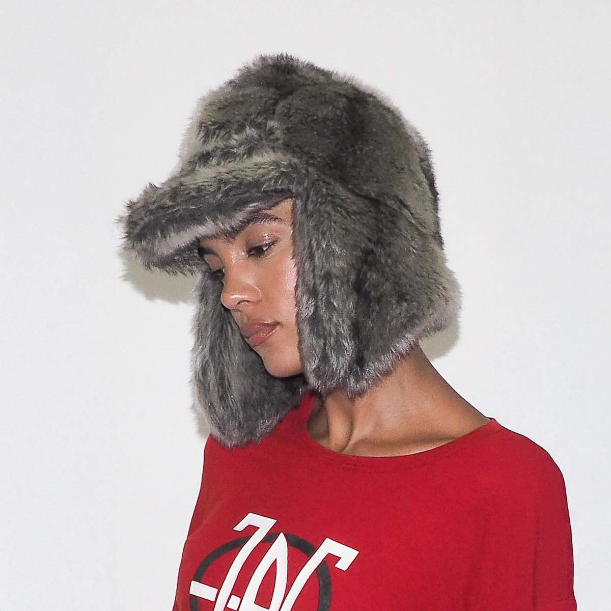 Clyde Ice Hat - Grey Chinchilla - Image 2 of 4
