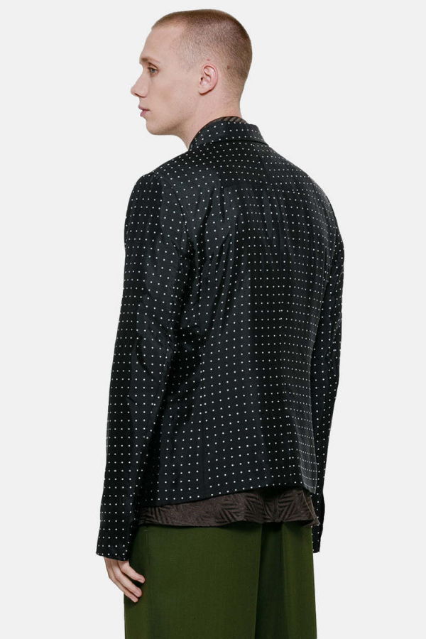 Haider Ackermann Classic Blazer - Black Dotted