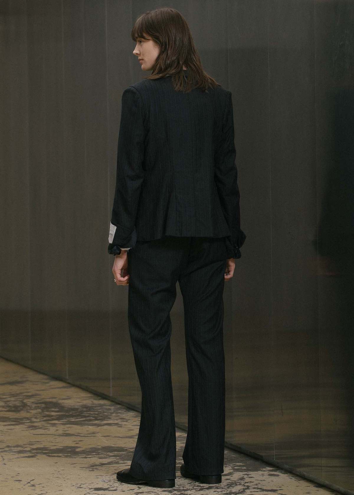 Geoffrey B. Small Jacket - Navy Pinstripe - Image 2 of 4