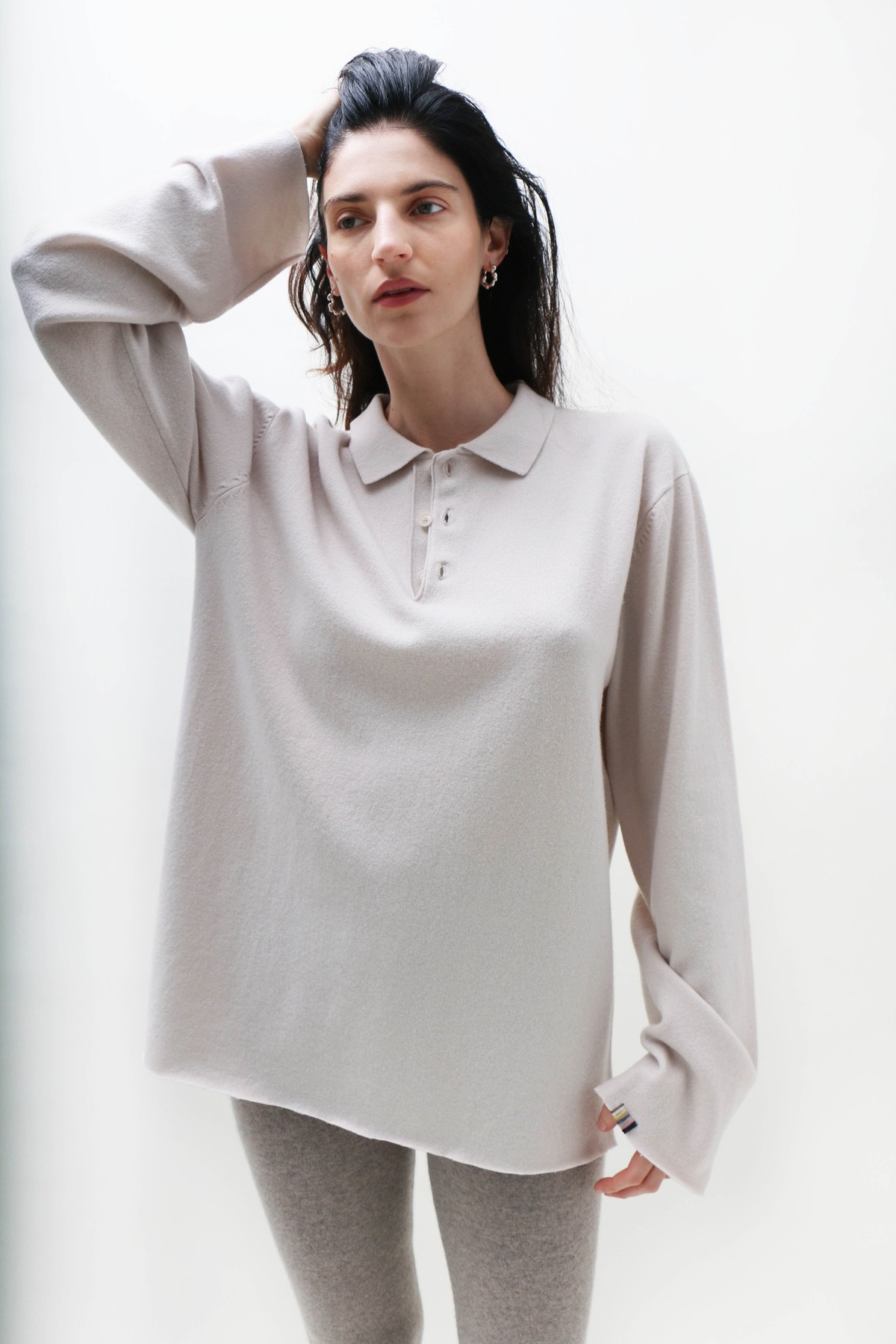 Extreme Cashmere N°199 Alligator Sweater - Chalk - Image 2 of 8