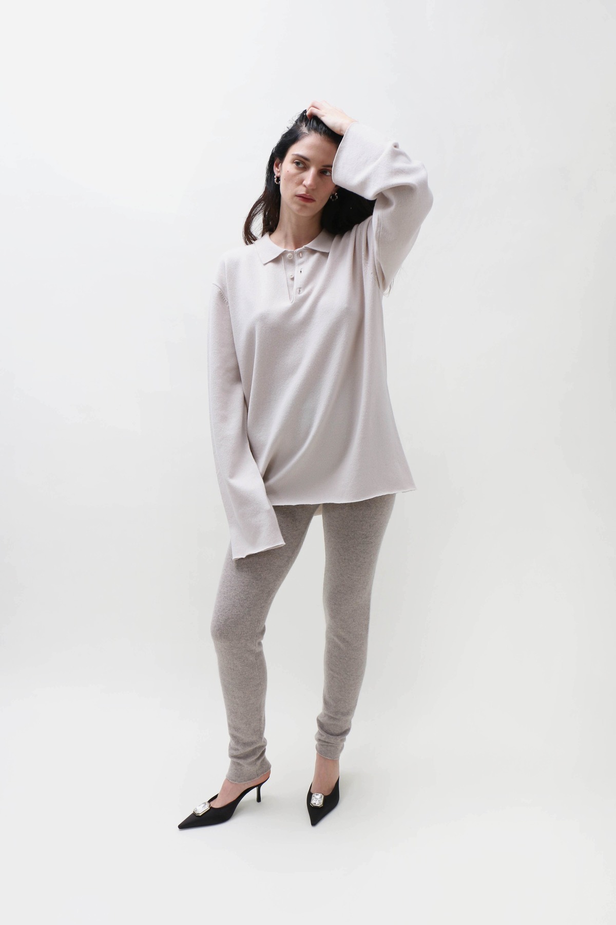 Extreme Cashmere N°199 Alligator Sweater - Chalk - Image 3 of 8