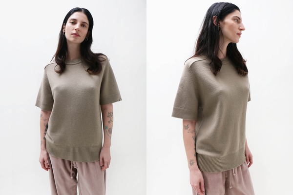 Extreme Cashmere N454 Scott Top - Dust