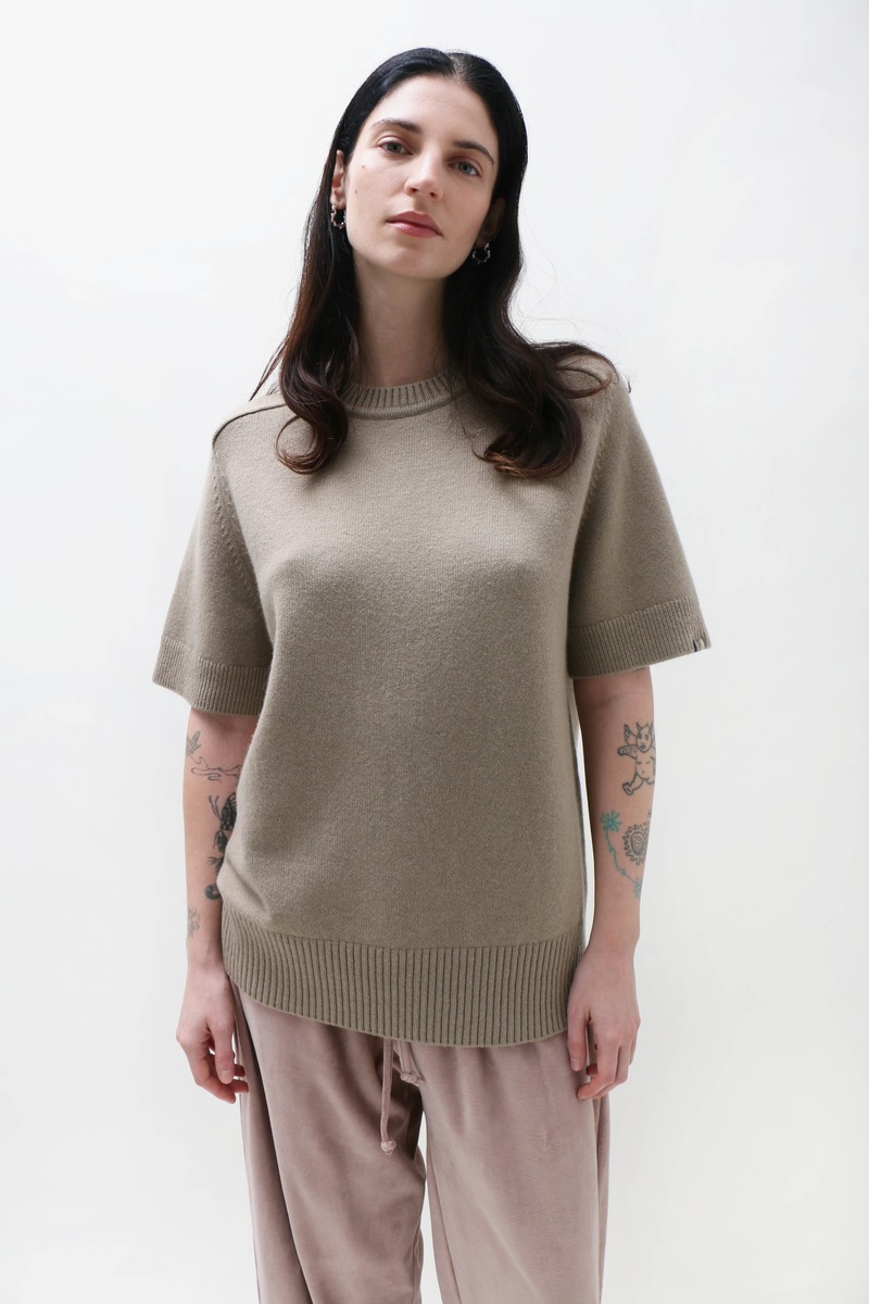 Extreme Cashmere N454 Scott Top - Dust
