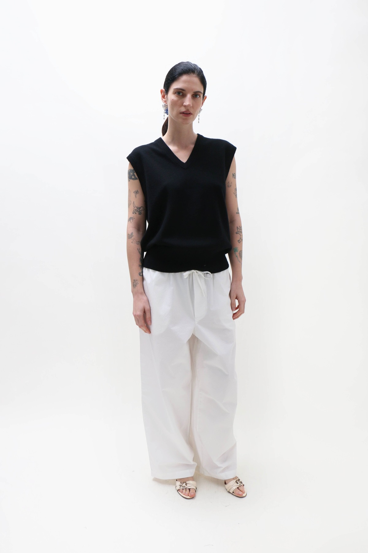 Extreme Cashmere Spencer Vest - Raven - Image 2 of 10