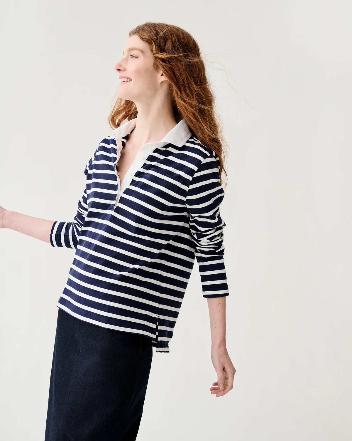 Ann Mashburn Franny Rugby Polo Top - Image 4 of 6