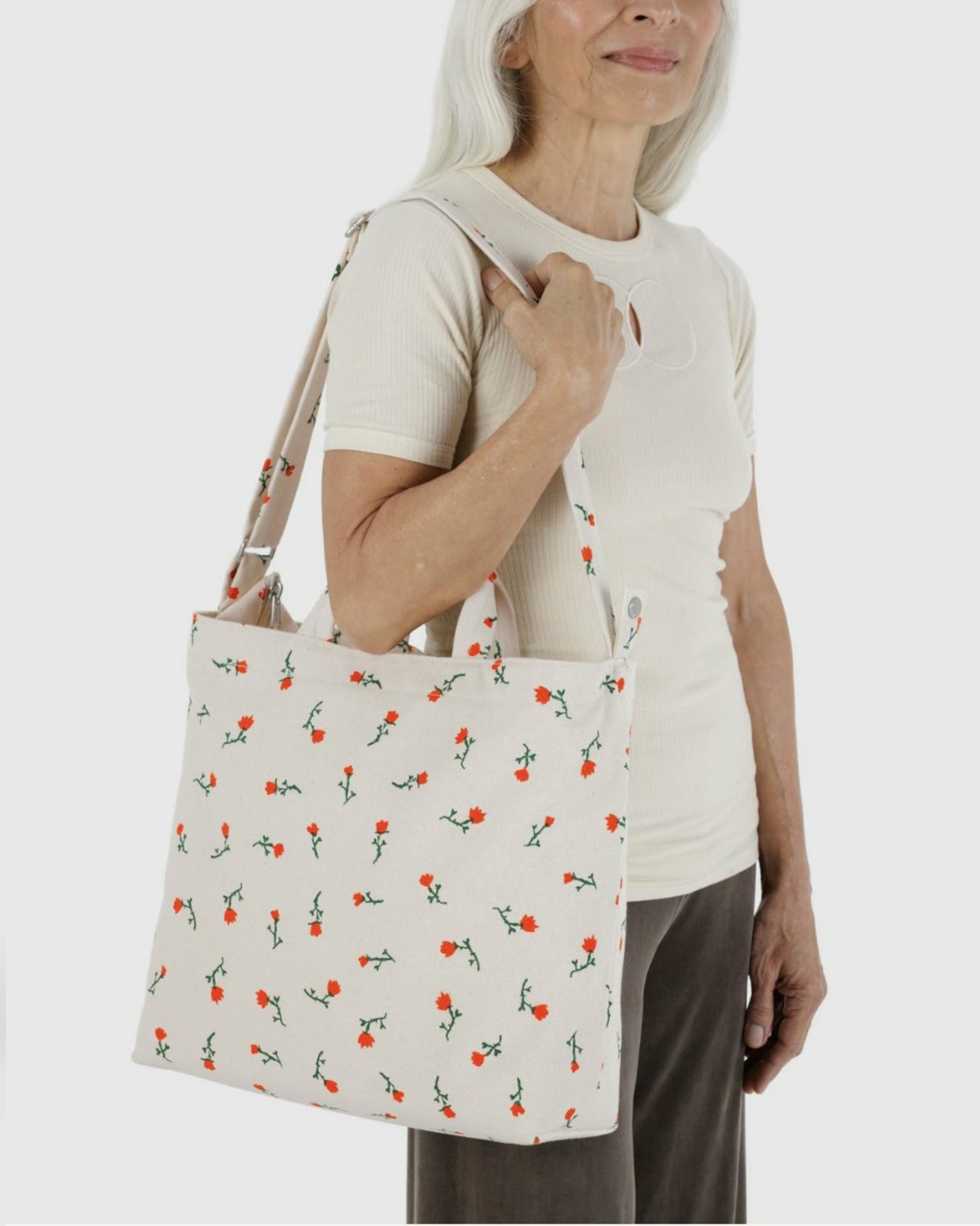 BAGGU Duck Bag - Painted Wildflower - Image 3 of 3