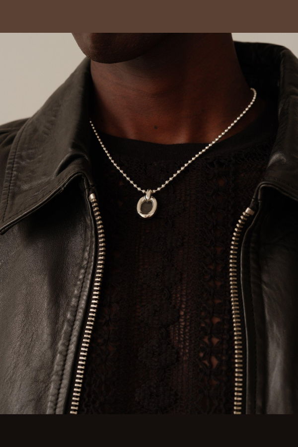 Cled Core Ball Chain Loop Necklace 