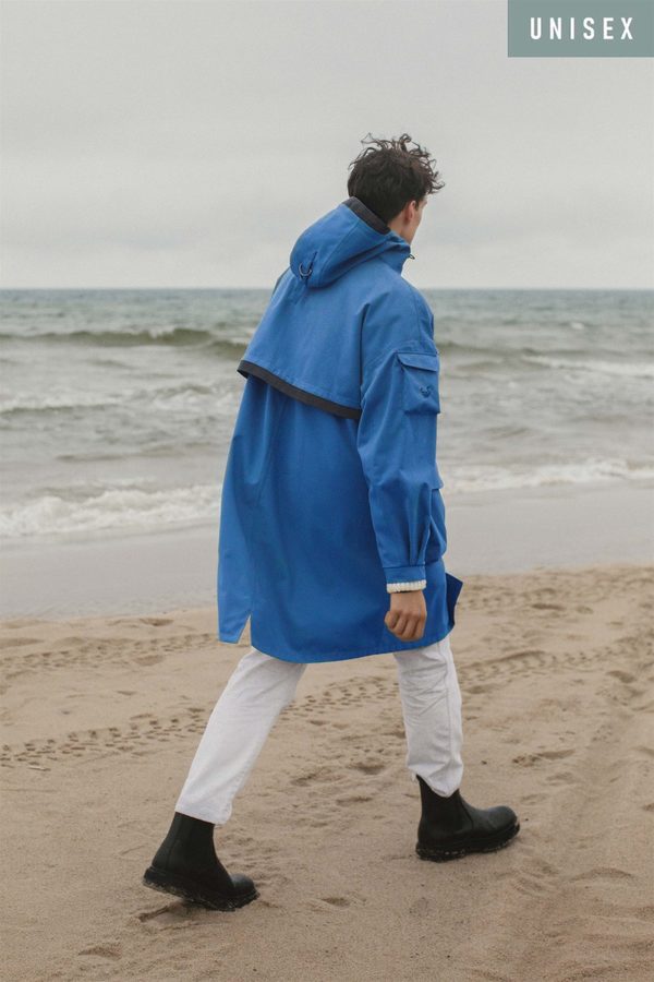 Ducktail Rainwear Marila Recycled Materials Raincoat - Ocean Blue
