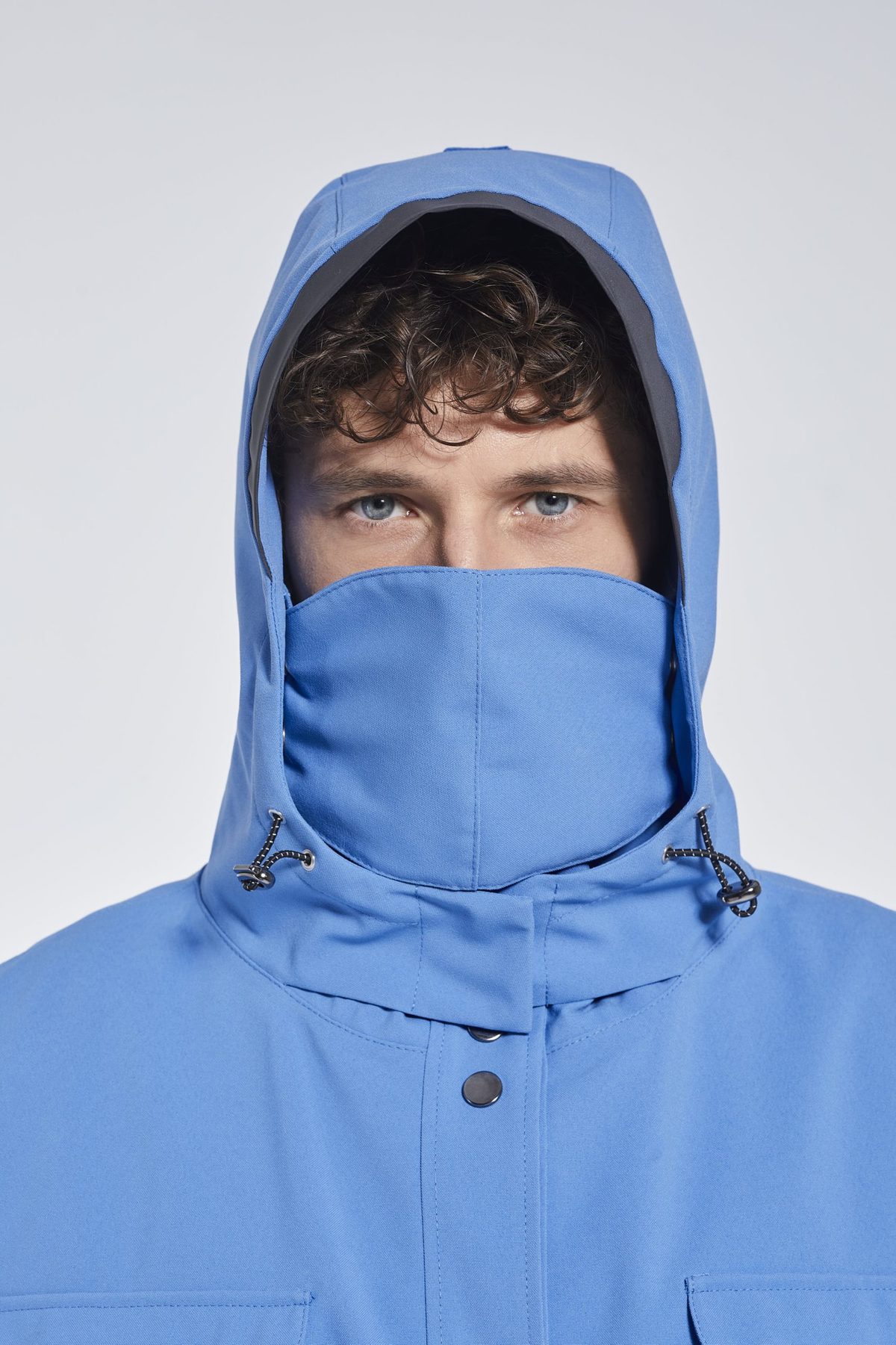 Ducktail Rainwear Marila Recycled Materials Raincoat - Ocean Blue - Image 7 of 10