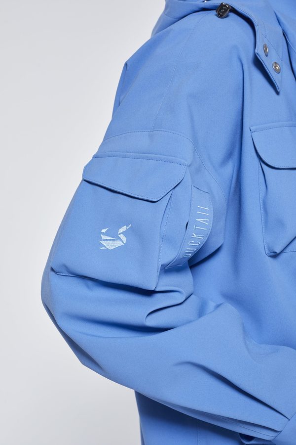 Ducktail Rainwear Marila Recycled Materials Raincoat - Ocean Blue