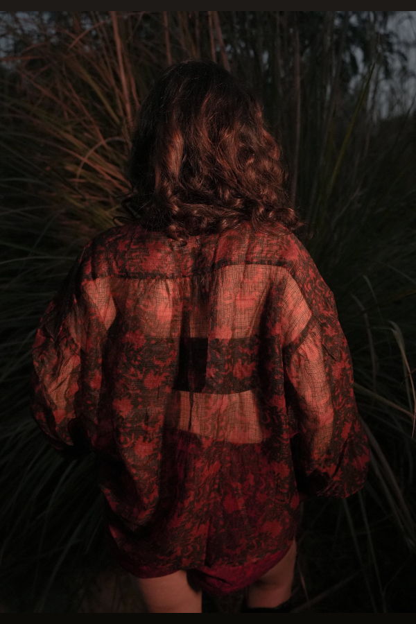 IKKIVI Koi Sheer Top