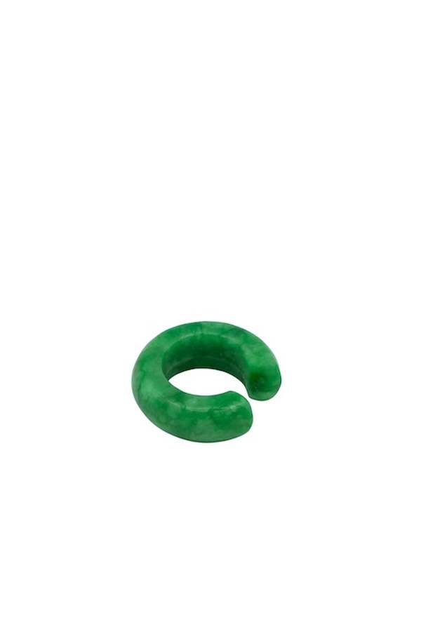 seree Abby Single Jade Cuff Earring