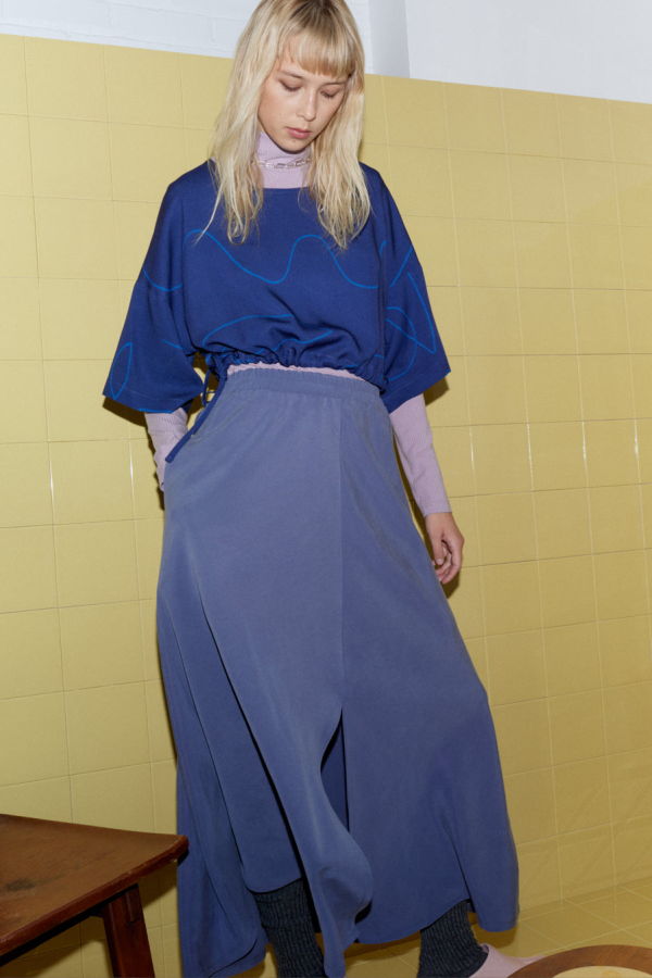 Eve Gravel Kangry Top - Navy/Royal