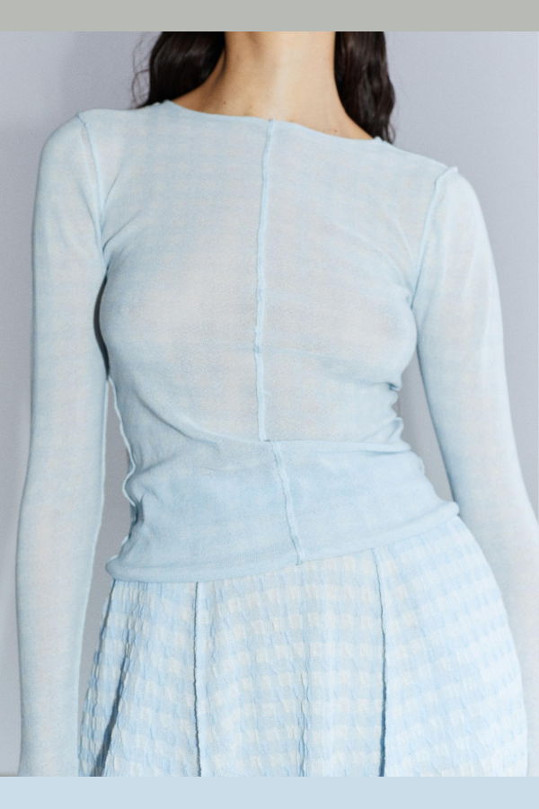 Rus Eco Sweater - Ice Blue