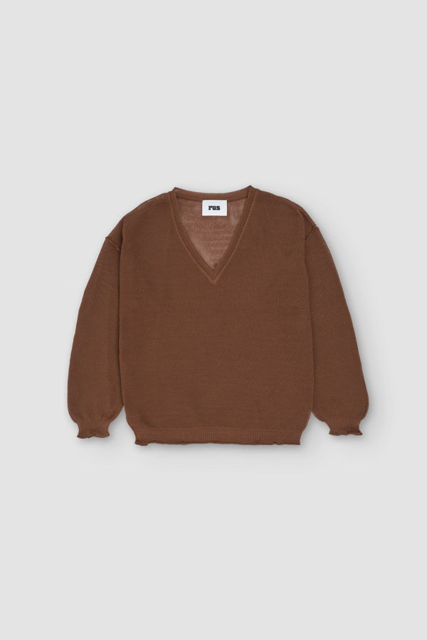 Rus Matsu Sweater - Chestnut