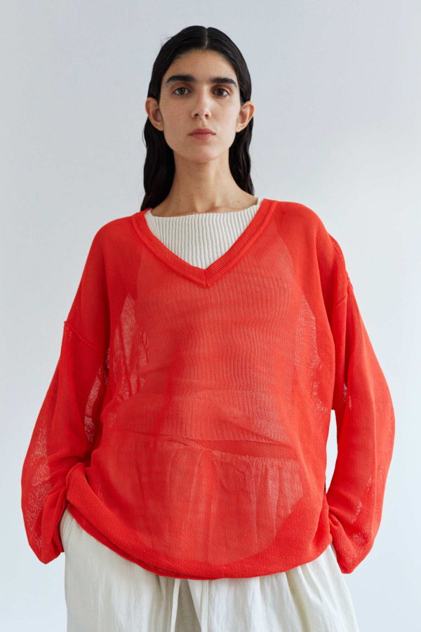 Rus Matsu Sweater - Chilli Pepper