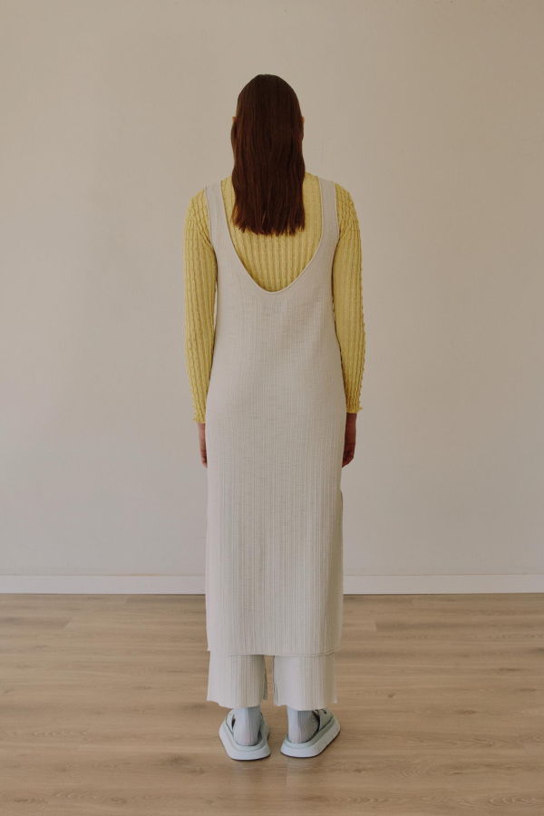 Rus Michi Dress - Salt