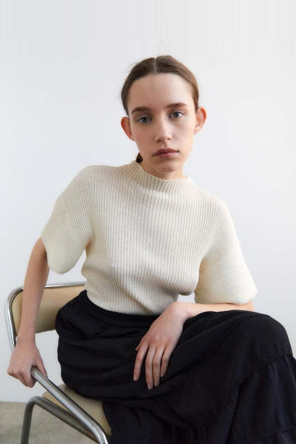 Rus Pluma Top - Chalk