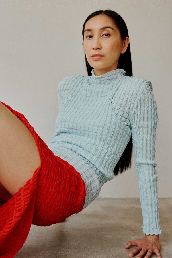 Rus Saku Top - Light Blue