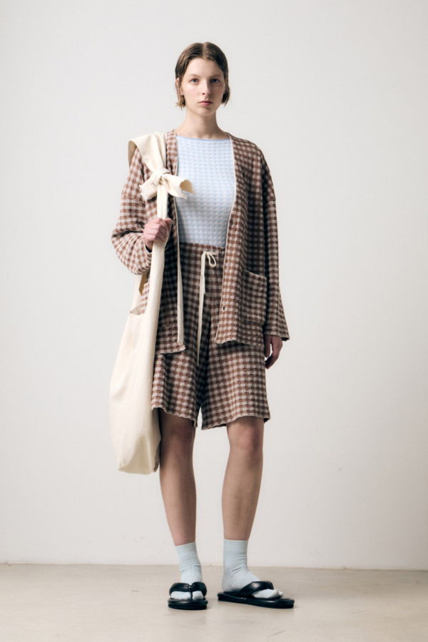 Rus Shoka Cardigan - Chestnut