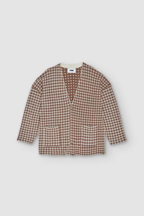 Rus Shoka Cardigan - Chestnut