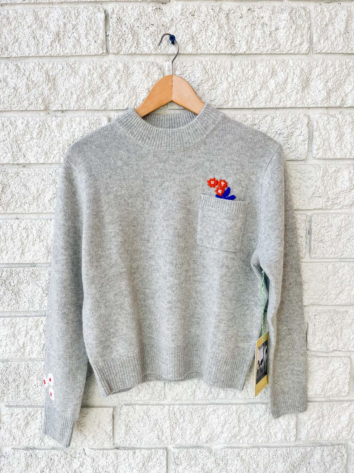 Trovata Oksana Sweater - Navy w/ Multi Stripes - Image 1 of 4