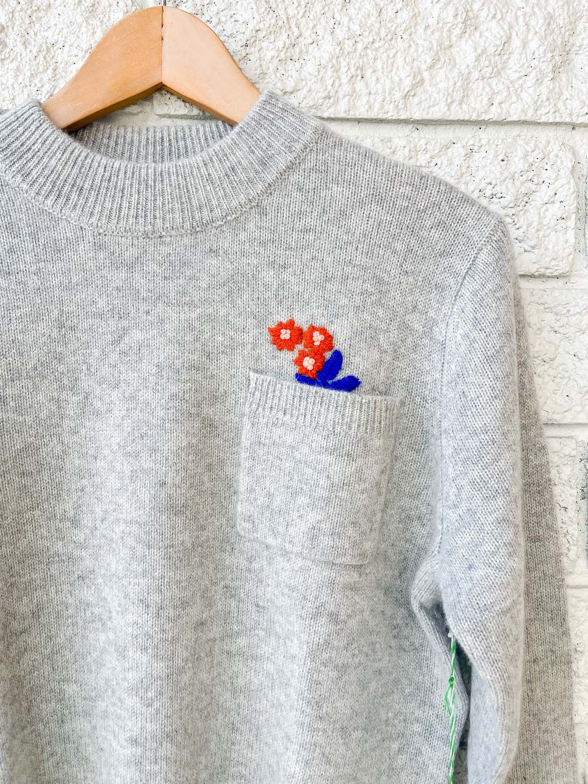 Trovata Oksana Sweater - Navy w/ Multi Stripes - Image 3 of 4