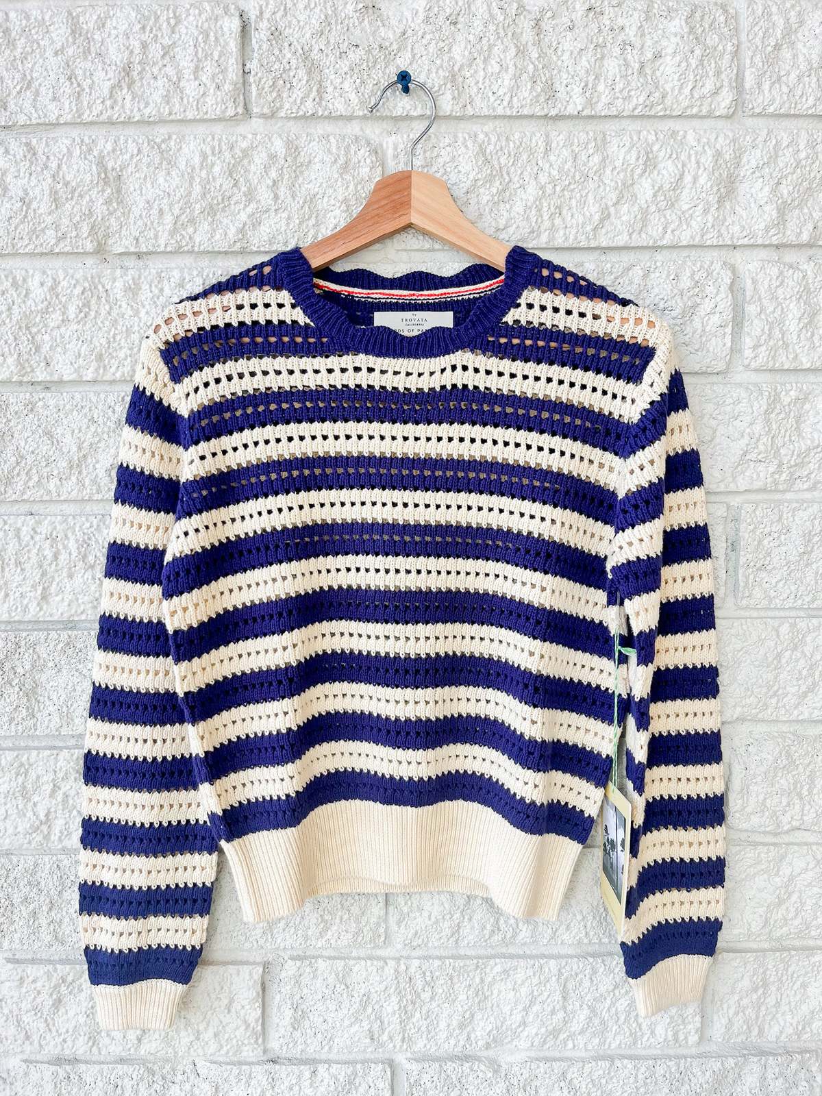 Trovata Ryann Sweater - Navy Stripe - Image 1 of 4