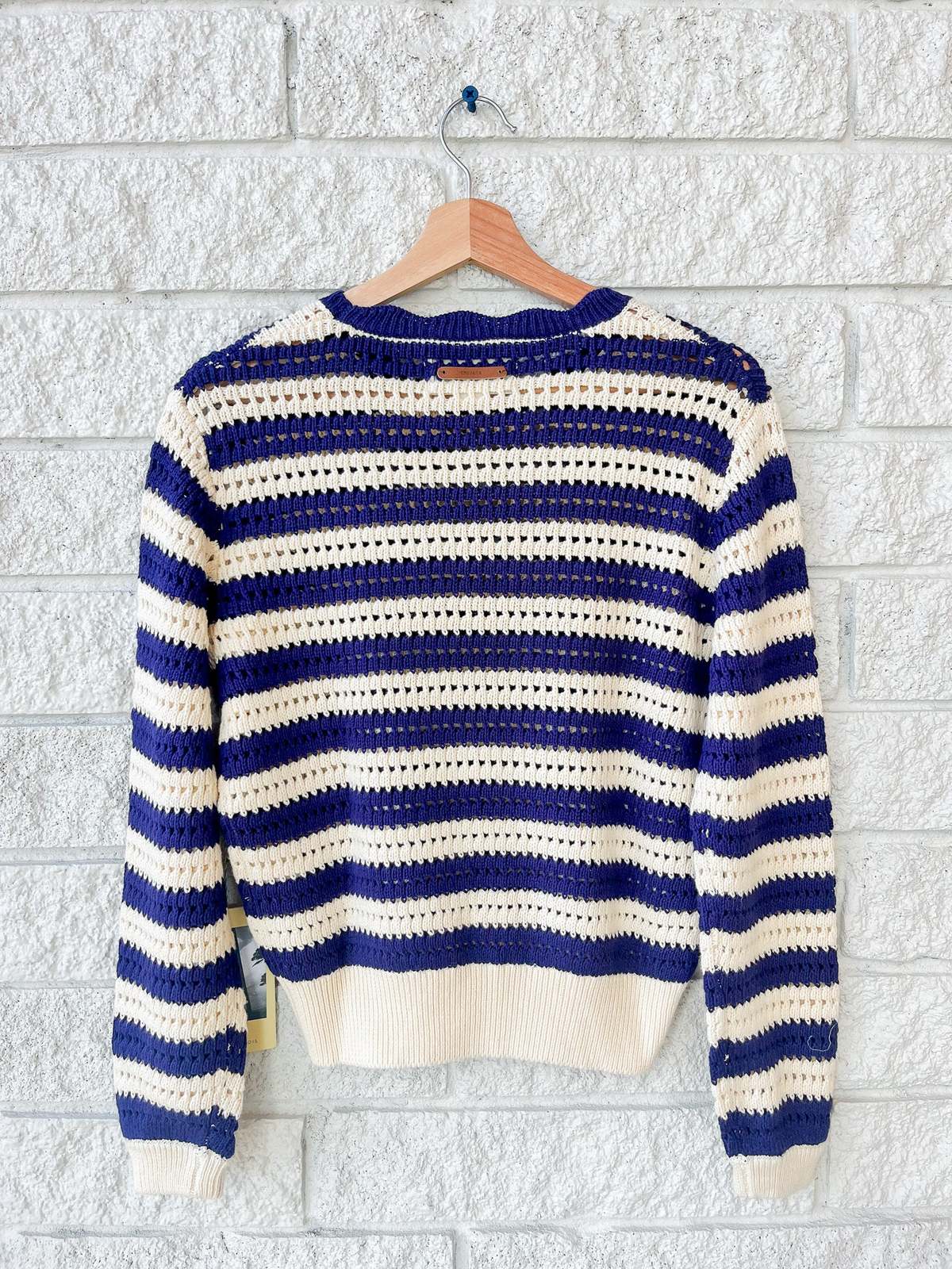 Trovata Ryann Sweater - Navy Stripe - Image 2 of 4
