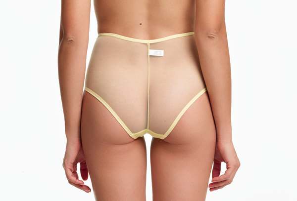 Yasmine Eslami Jeanne High-Waisted Brief - Sunny