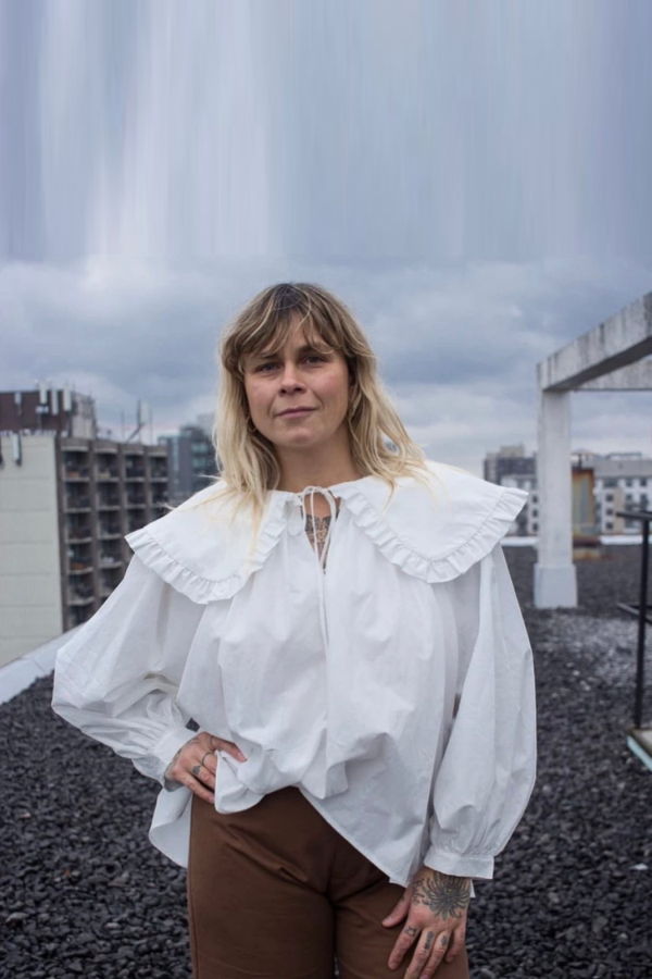 Eliza Faulkner Sawyer Top - Dark Fuchsia