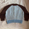 Kids Playful Monday 100% Cotton Chunky Knit Cardigan - Thumbnail 2