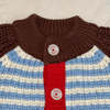 Kids Playful Monday 100% Cotton Chunky Knit Cardigan - Thumbnail 3