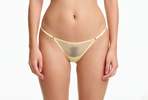 Yasmine Eslami Jeanne Mesh Mini Thong Panties - Sunny - Thumbnail 3