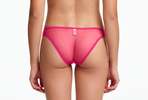 Yasmine Eslami Jeanne Mesh Panty - Indian Pink - Thumbnail 1