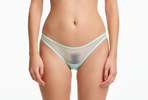 Yasmine Eslami Jeanne Mesh Panty - Persian Green - Thumbnail 3