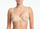Yasmine Eslami Jeanne Mesh Underwire Bra - Sunny - Thumbnail 3