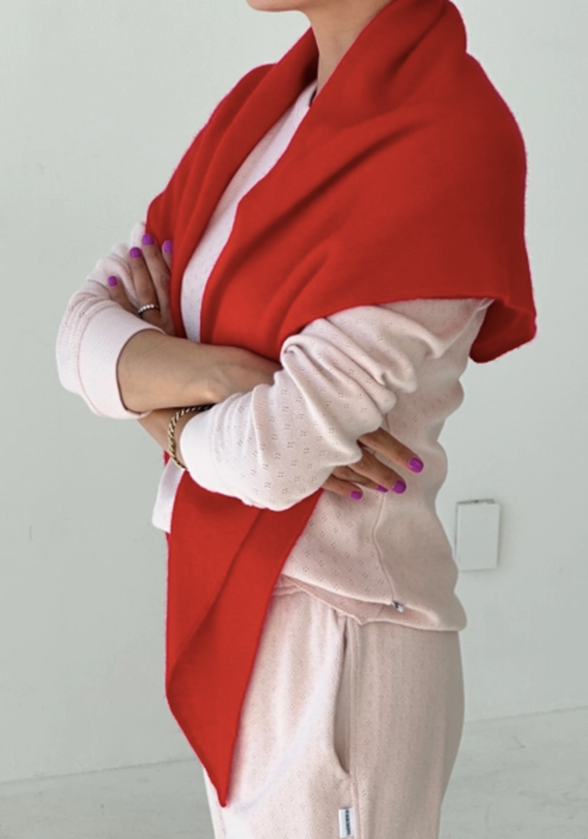 Le Bon Shoppe Cashmere Shawl Scarf - Image 3 of 3