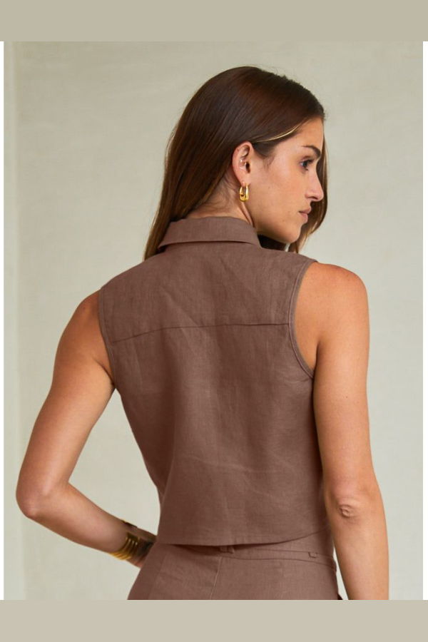 Hevron Katja Top - Chocolate