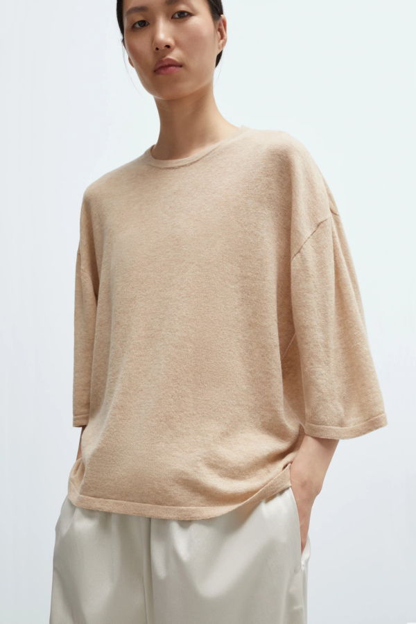 Cordera Merino Wool Oversized T-Shirt Top
