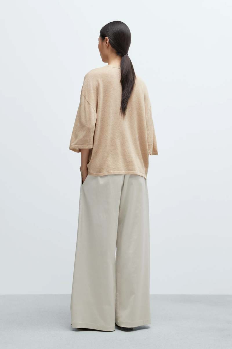 Cordera Merino Wool Oversized T-Shirt Top